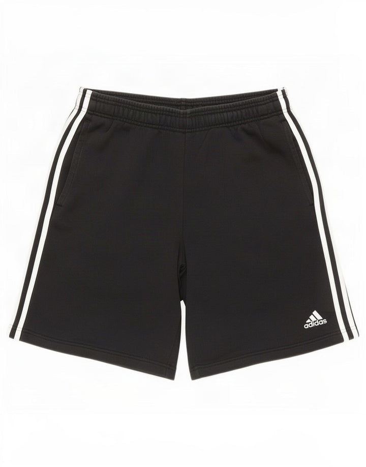 Adidas Mens Sport Shorts Médio Algodão Preto