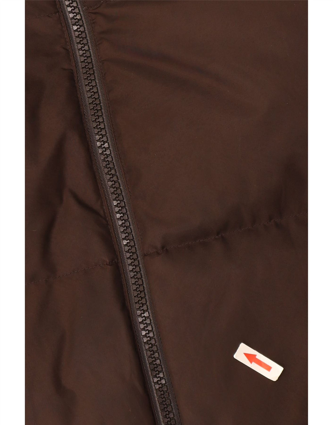 Jaqueta acolchoada masculina Benetton UK 38 poliamida marrom médio