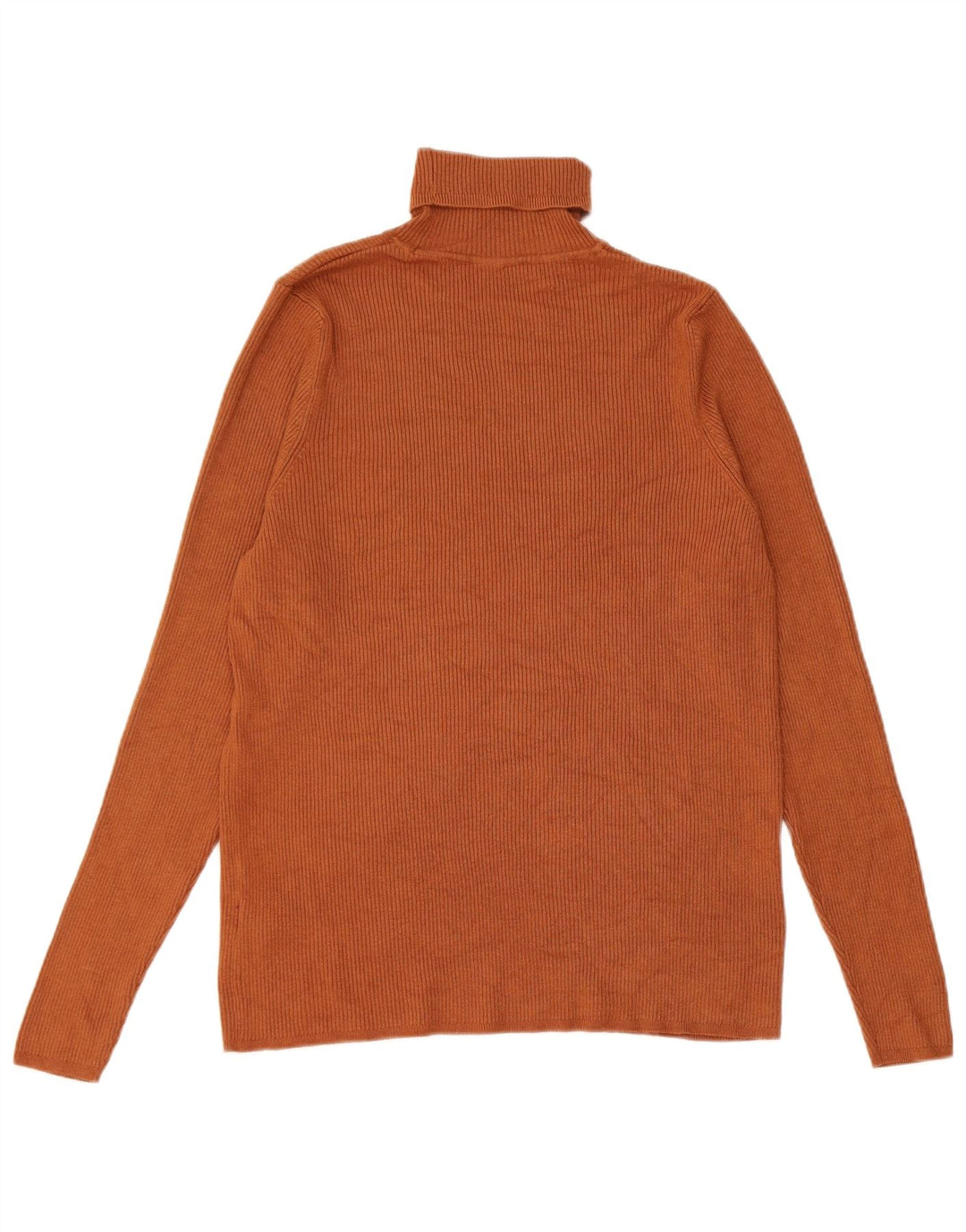 Suéter feminino Marks & Spencer com gola redonda Reino Unido 20 2XL viscose marrom
