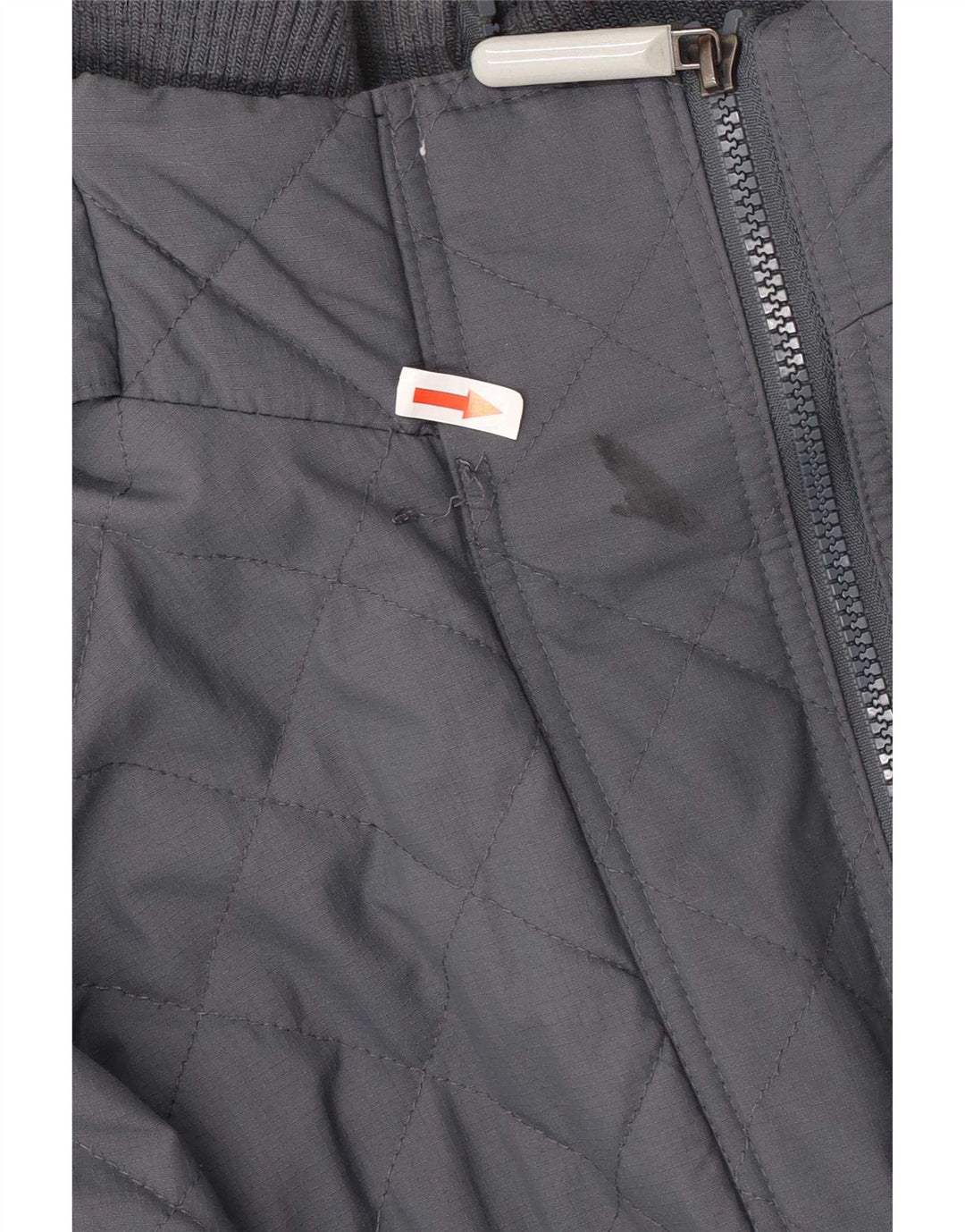 Jaqueta corta-vento feminina Superdry com capuz e blusão UK 40 grande cinza