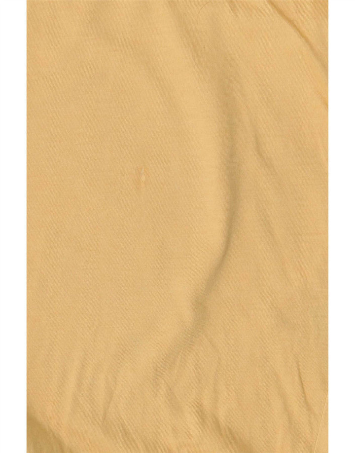 Camiseta masculina Vans Custom Fit Graphic Top Grande Algodão Amarelo