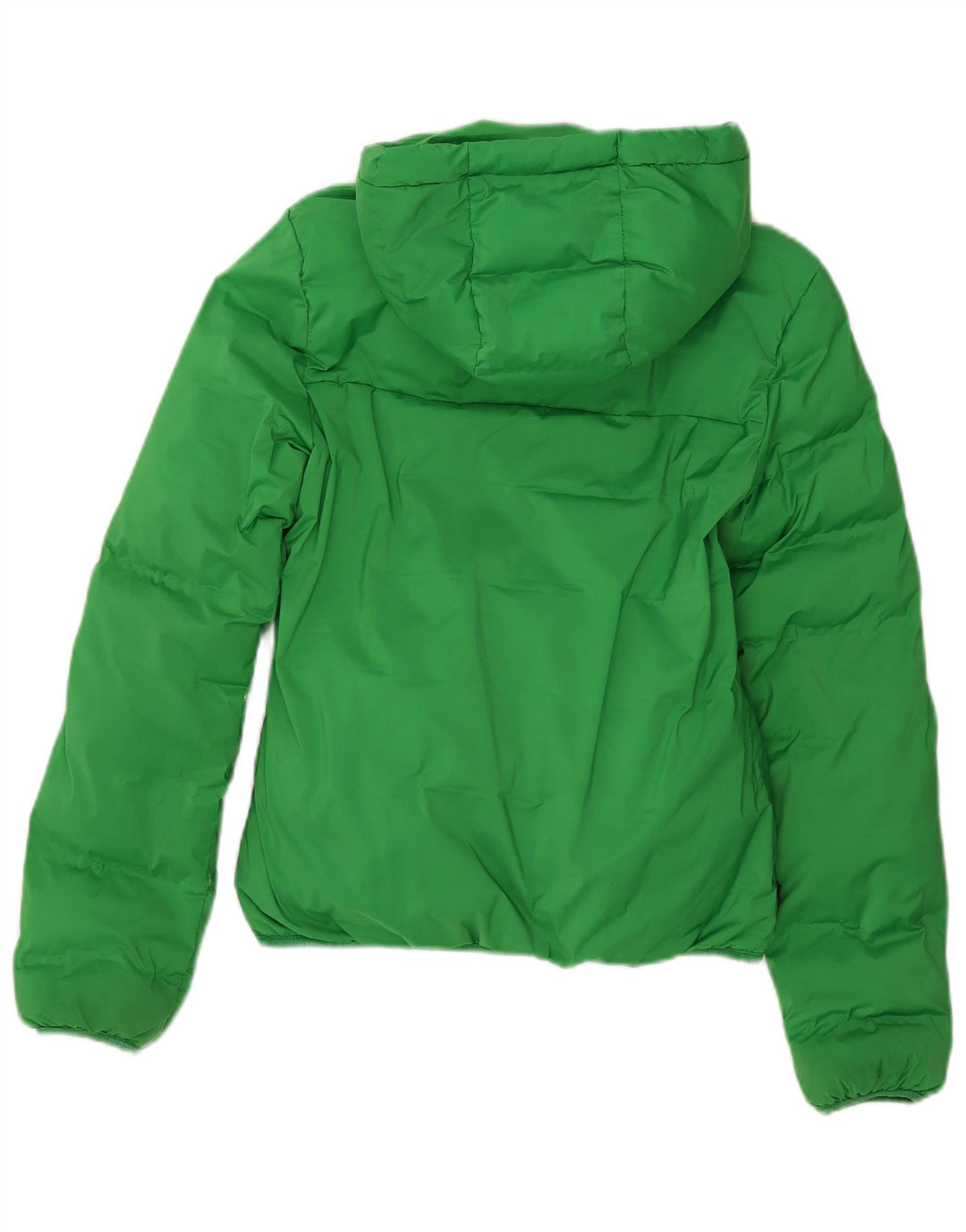 Jaqueta acolchoada com capuz feminina Superdry UK 8 poliéster verde pequeno