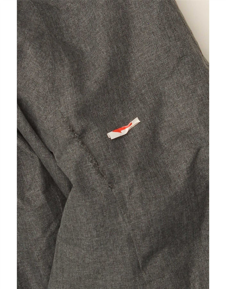 Casaco acolchoado com capuz feminino The North Face UK 16 grande poliéster cinza