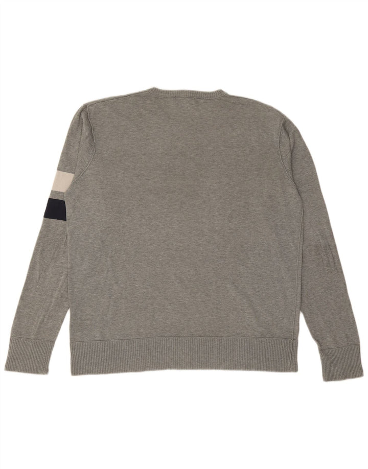 Suéter masculino WOOLRICH com gola redonda 2XL cinza