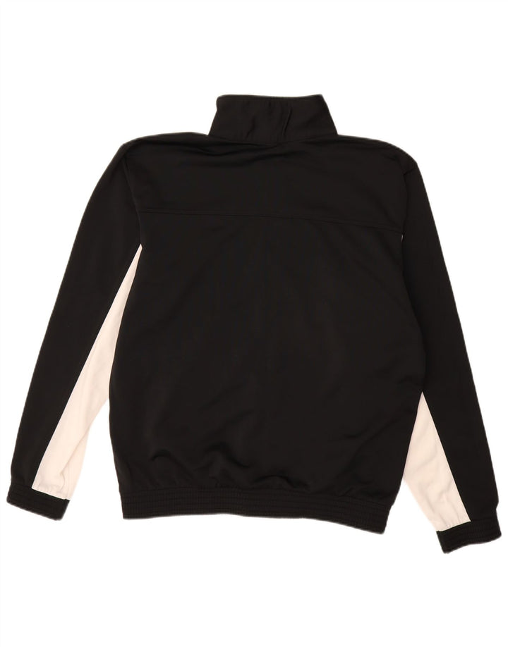 CHAMPION Mens Treino Top Jaqueta Grande Poliéster Colorblock Preto