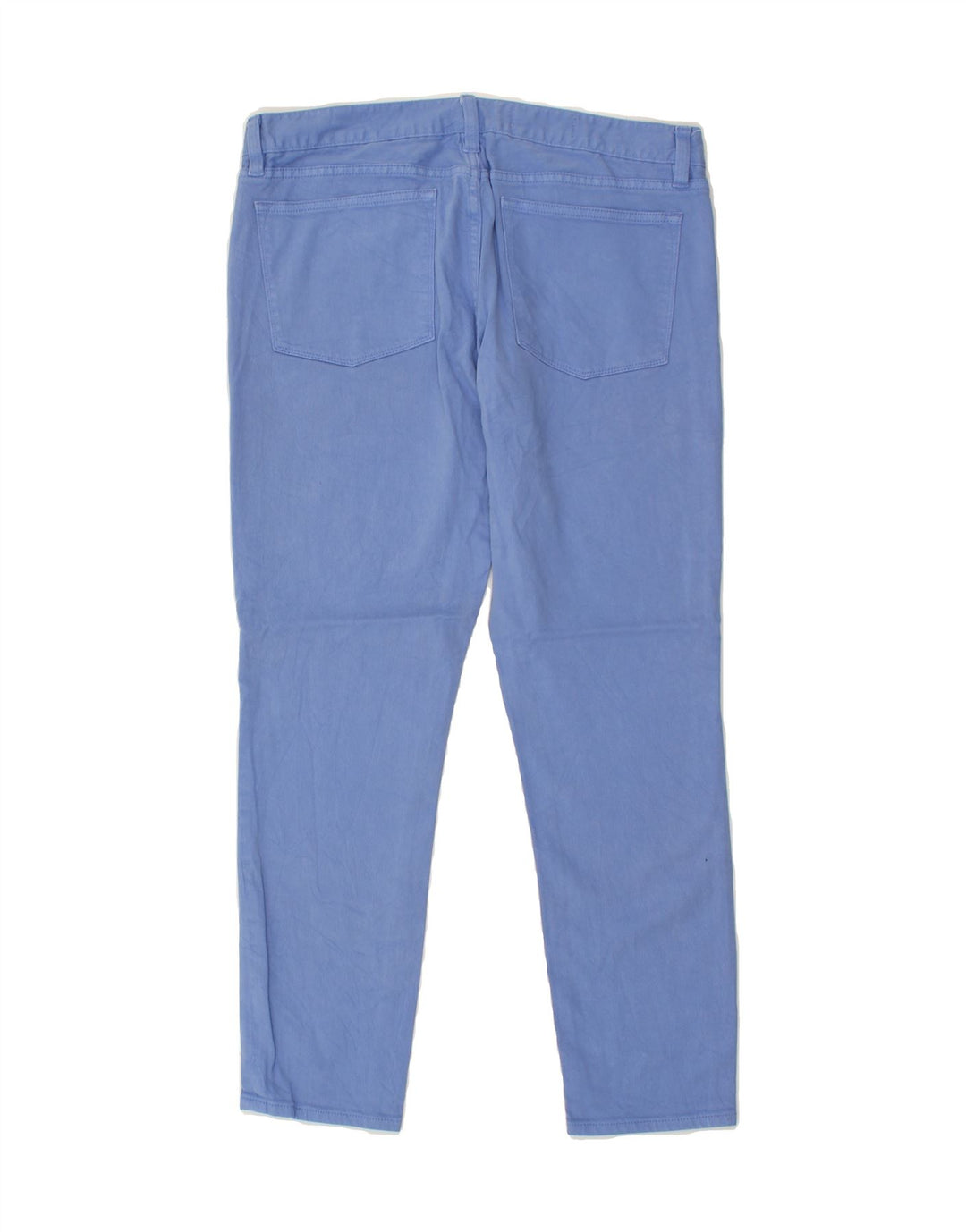 J. CREW Womens Toothpick Slim Casual Trousers W30 L28 Blue Cotton Vintage J. Crew and Second-Hand J. Crew from Messina Hembry 