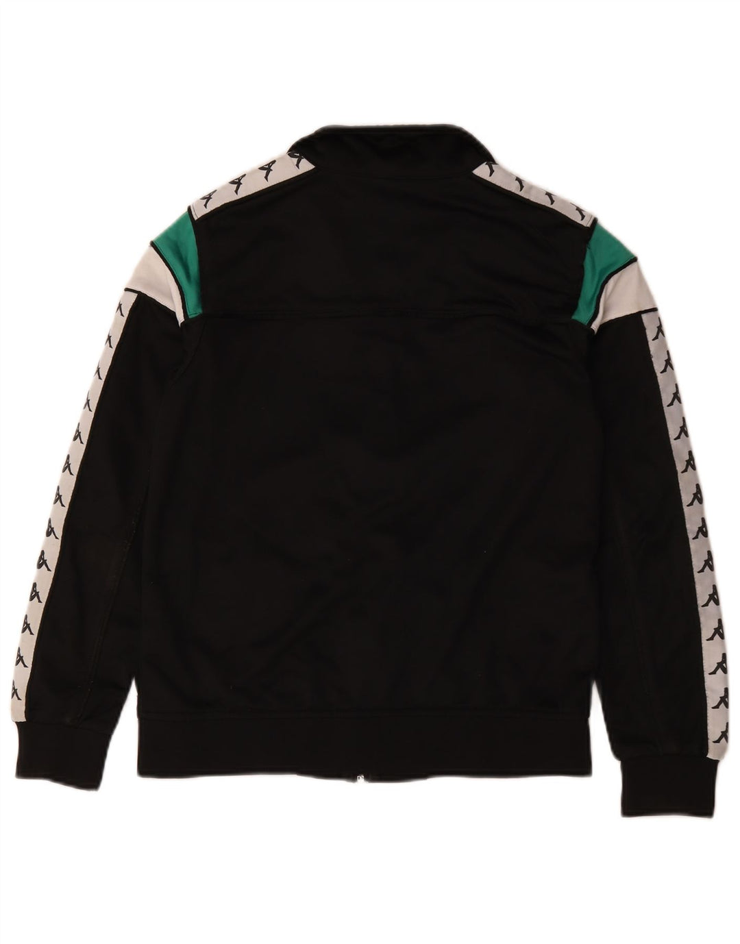 Jaqueta Kappa Boys Graphic Treino Top 13-14 Anos Preto Colorblock