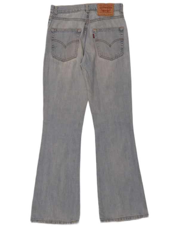 Calça jeans feminina Levi's 525 Bootcut W28 L32 azul algodão