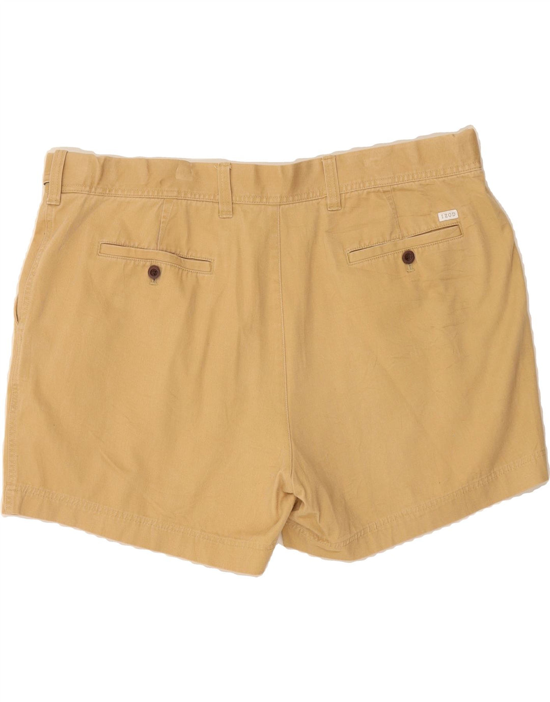 IZOD Mens Salt Water Chino Shorts W44 2XL Beige Cotton Vintage Izod and Second-Hand Izod from Messina Hembry 