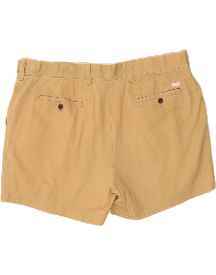 IZOD Mens Salt Water Chino Shorts W44 2XL Beige Cotton Vintage Izod and Second-Hand Izod from Messina Hembry 
