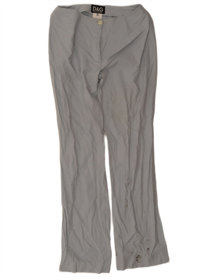 Dolce & Gabbana Calça Bootcut Feminina IT 44 Médio W30 L31 Azul
