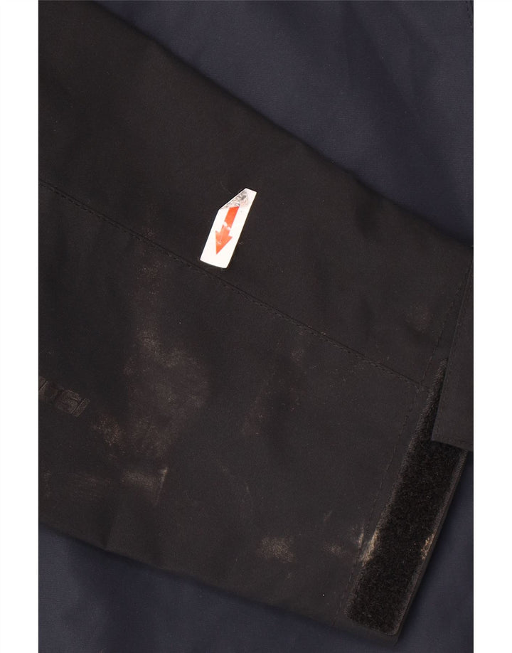 Jaqueta de chuva masculina Mountain Warehouse UK 40 grande bloco colorido azul marinho