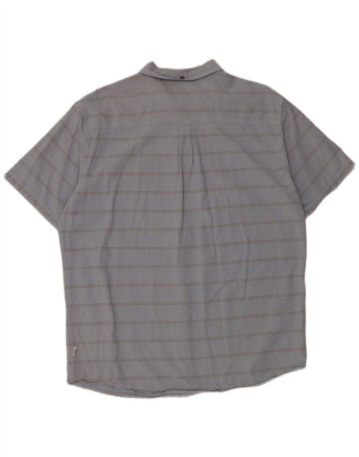 Camisa masculina de manga curta O'Neill XL listrada azul
