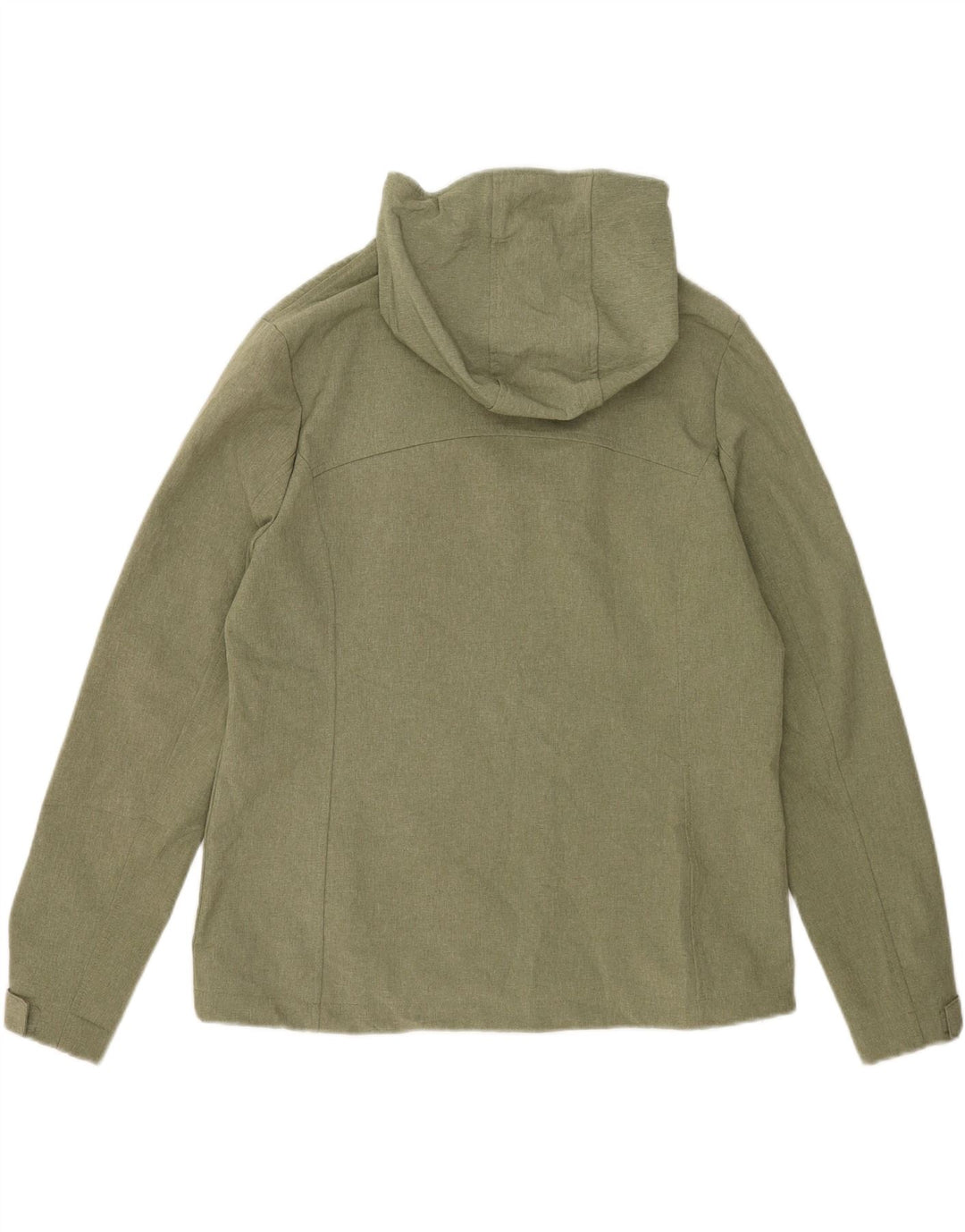 Jaqueta corta-vento feminina com capuz Mountain Warehouse Reino Unido 16 grande verde