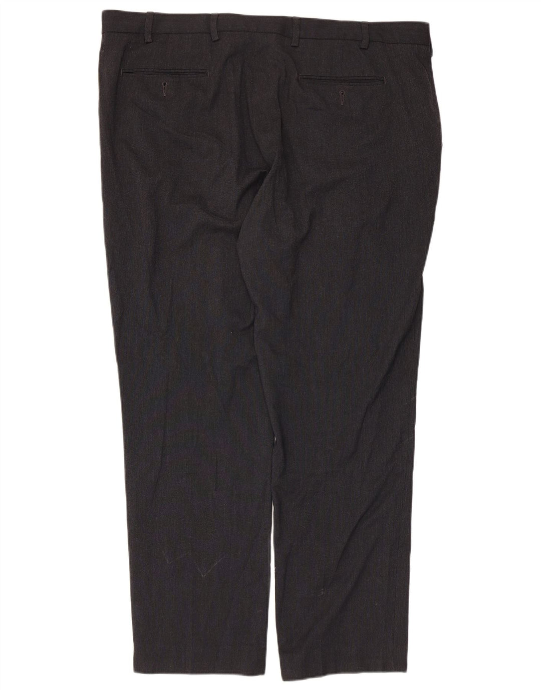 Calça chino masculina Marks & Spencer sob medida reta W42 L30 preta