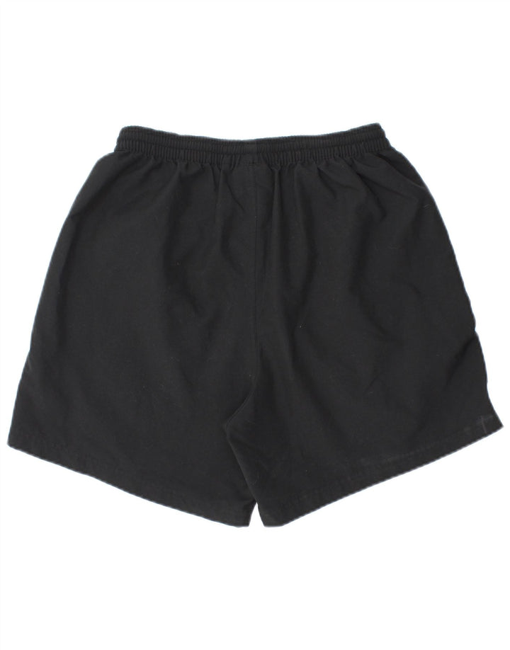Shorts esportivos masculinos Adidas médio preto poliéster