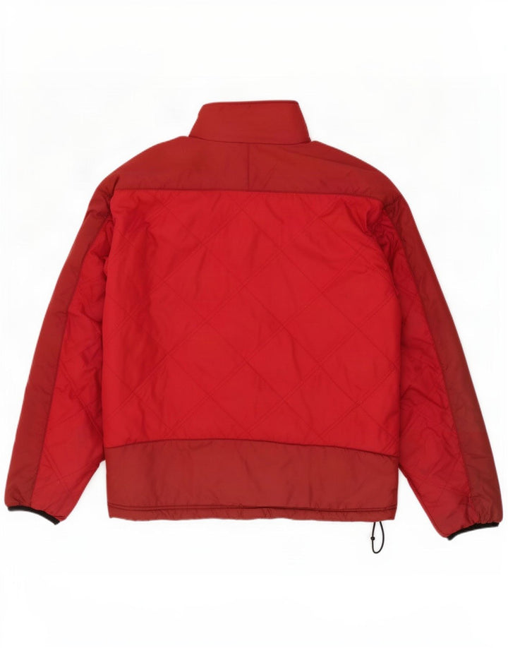 Jaqueta acolchoada masculina Lowe Alpine UK 38 Medium Red Colourblock Nylon