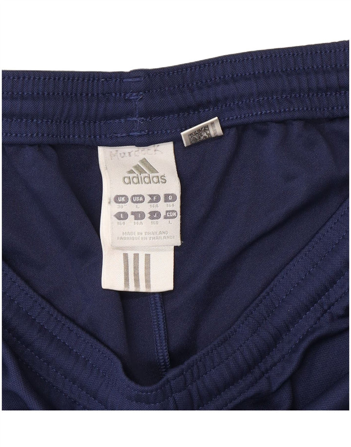 Calções ADIDAS Menino Climalite Sport 13-14 Anos Azul Marinho Poliéster