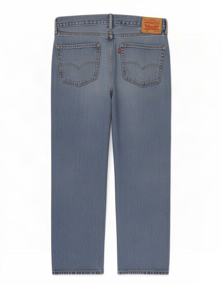 Calça Jeans Levis Masculina 505 Distressed Straight W36 L30 Azul