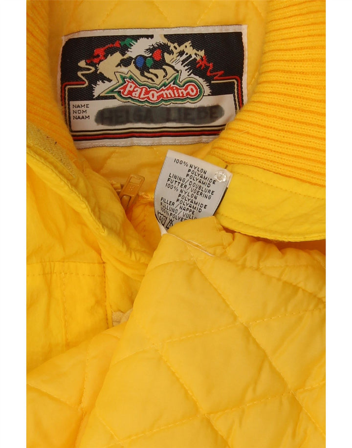 Jaqueta feminina Palomino UK 16 grande nylon amarelo
