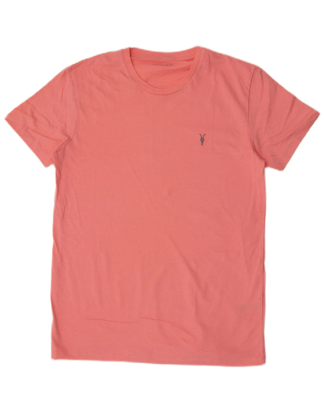 Camiseta masculina All Saints Top médio algodão rosa