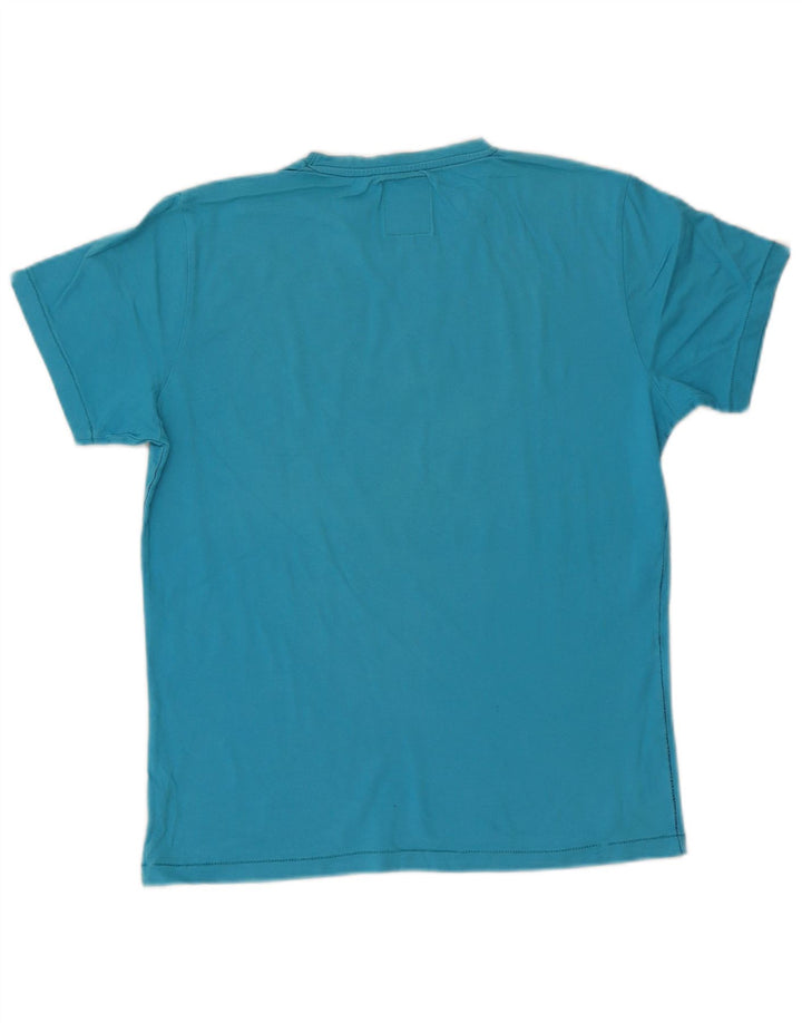 Camiseta masculina Jack & Jones Baltimore Graphic Top grande algodão azul