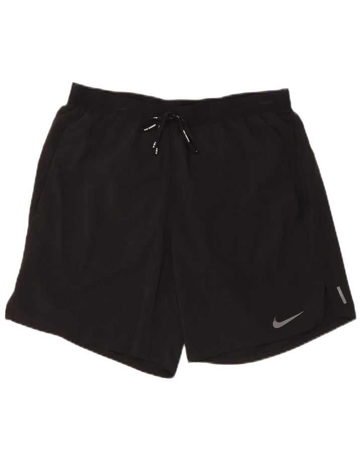 Nike Mens Sport Shorts Pequeno Poliéster Preto