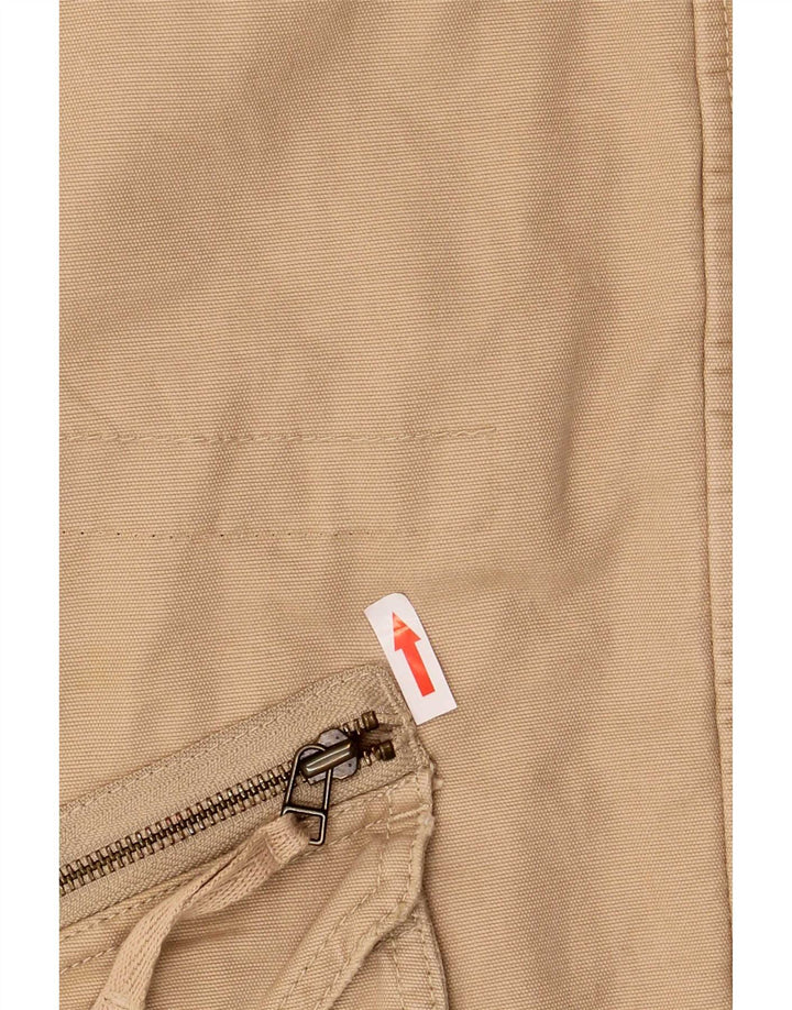 Jaqueta parka feminina com capuz grande Marks & Spencer Reino Unido 10 pequena bege