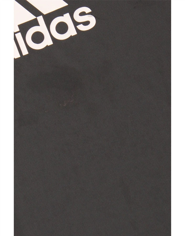 Camiseta Adidas Meninos Graphic 9-10 Anos Cinza Poliéster