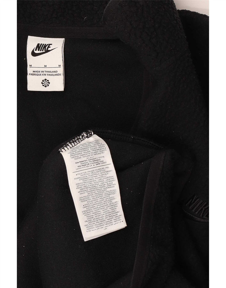 Jaqueta Nike Masculina Loose Fit Fleece UK 38 Médio Preto Poliéster