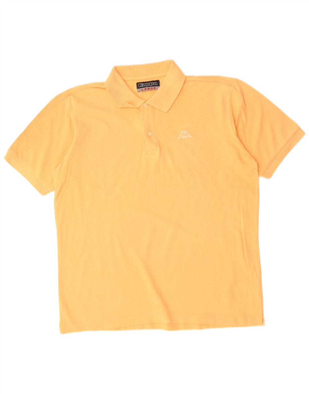 Camisa polo masculina KAPPA grande algodão amarelo