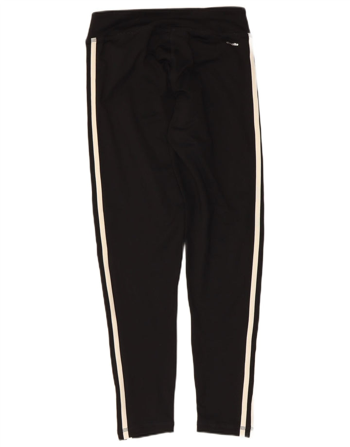 Adidas Womens Climalite Leggings UK 8/10 Pequeno Poliéster Preto