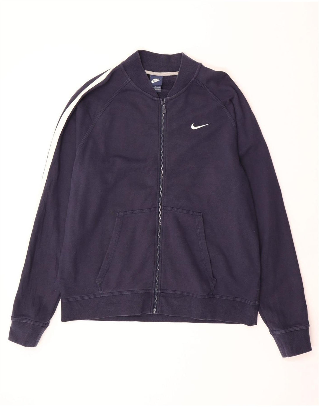 Nike Mens Treino Top Jacket XL Azul Marinho Algodão