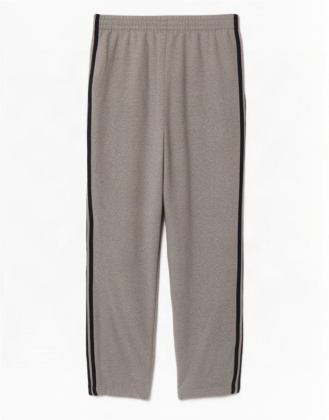 Calça de treino masculina Adidas grande algodão manchado cinza