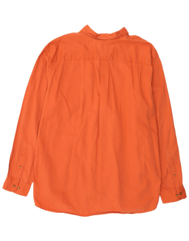 Camisa masculina Eddie Bauer 2XL algodão laranja