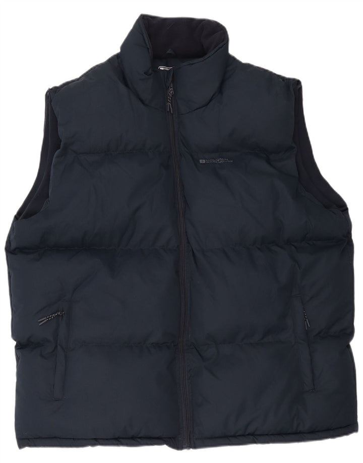 Mountain Warehouse Mens acolchoado Gilet UK 42 XL poliéster azul marinho