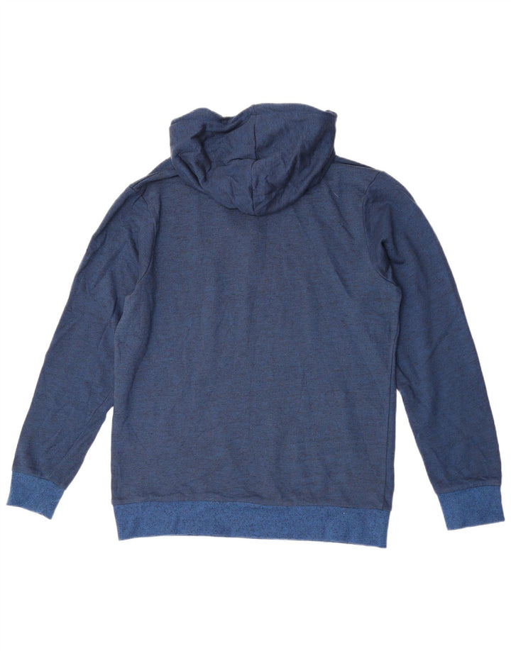 Suéter com capuz gráfico masculino JACK & JONES grande azul