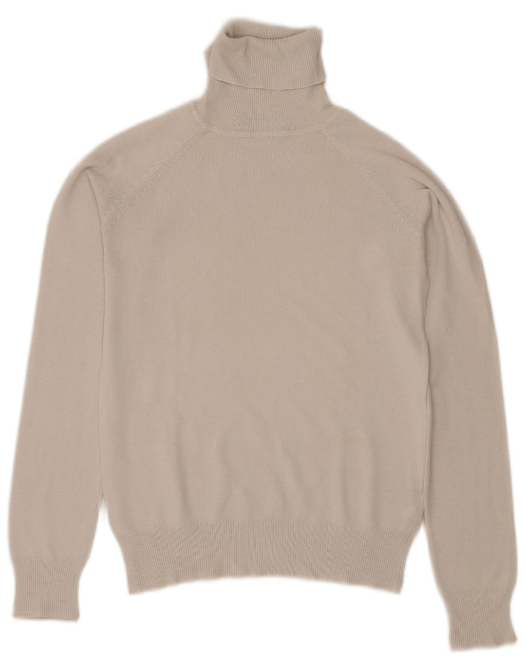 Suéter feminino Zara com gola redonda e algodão cinza pequeno Reino Unido 10