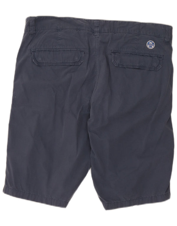 North Sails Mens Pegged Chino Shorts W36 Grande Azul Marinho