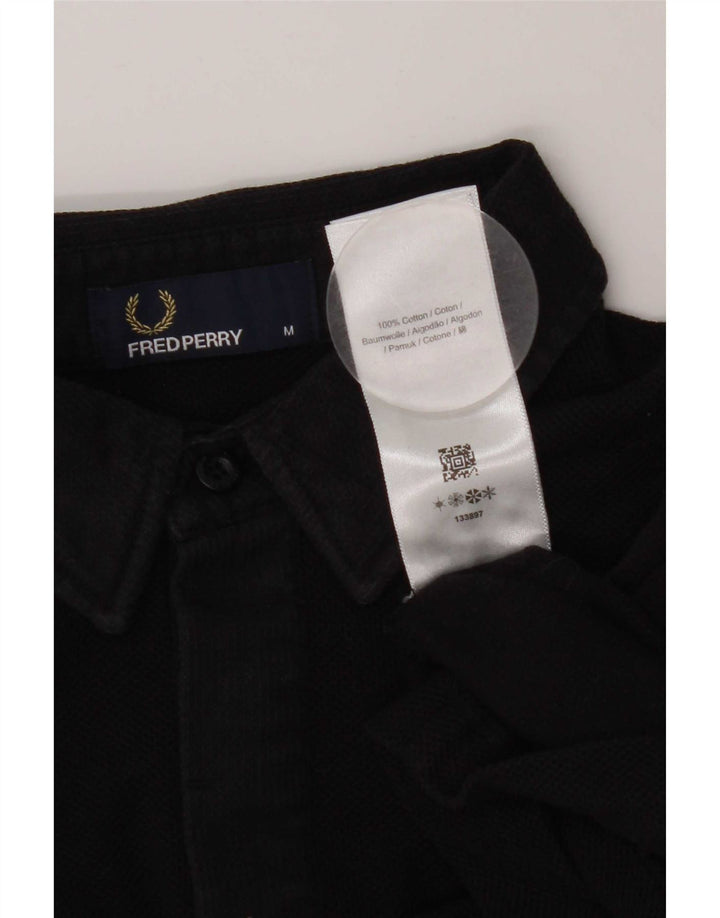 Camisa polo masculina Fred Perry médio algodão azul marinho