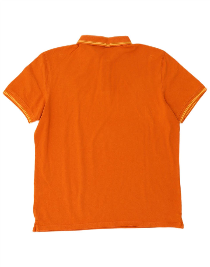 Camisa polo masculina CARRERA grande algodão laranja