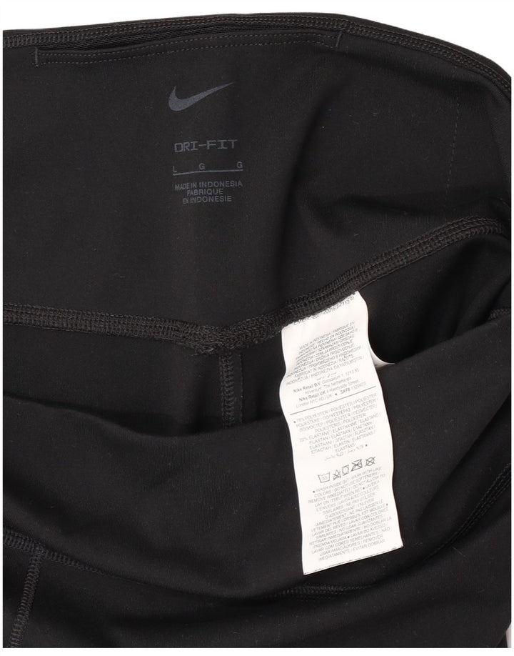 Leggings Nike Feminino UK 14 Grande Poliéster Preto