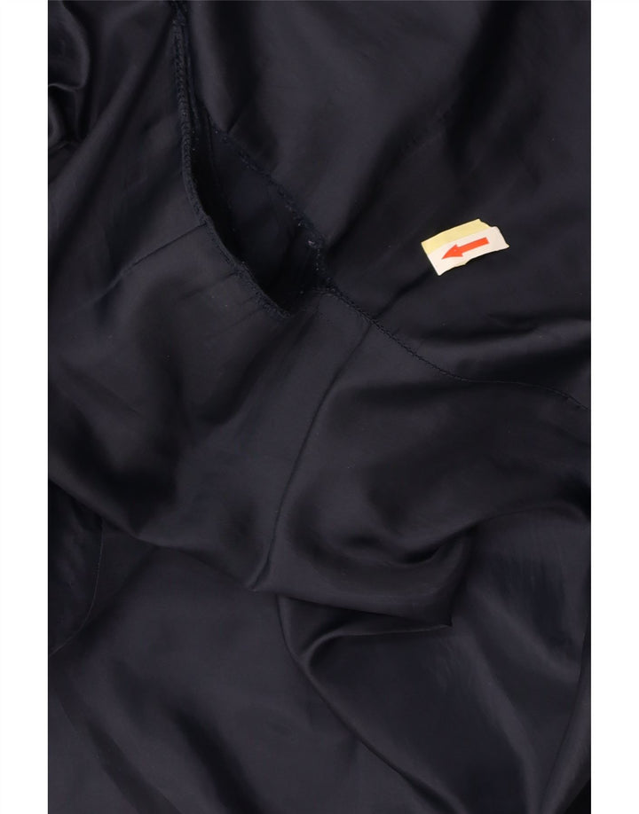 Saia trompete feminina EASTEX UK 18 XL W36 azul marinho poliéster