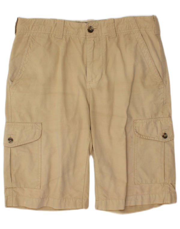 Shorts cargo masculino Tommy Hilfiger W30 algodão cáqui médio