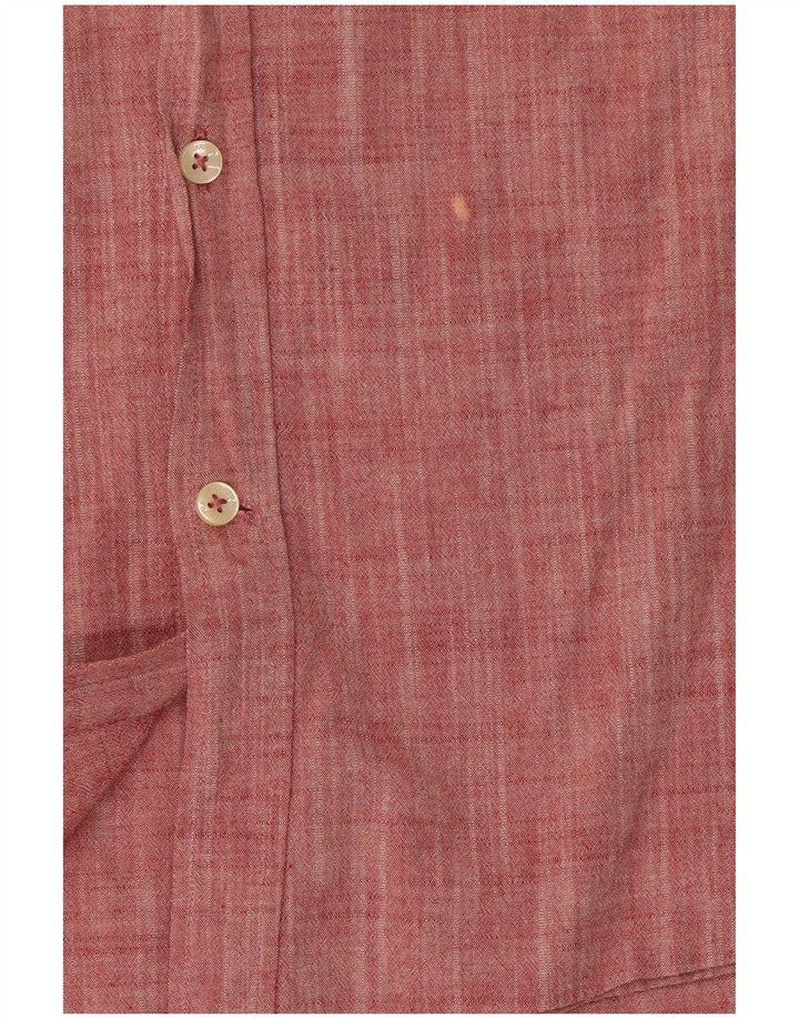 Camisa masculina Carrera manga curta regular fit grande vermelha
