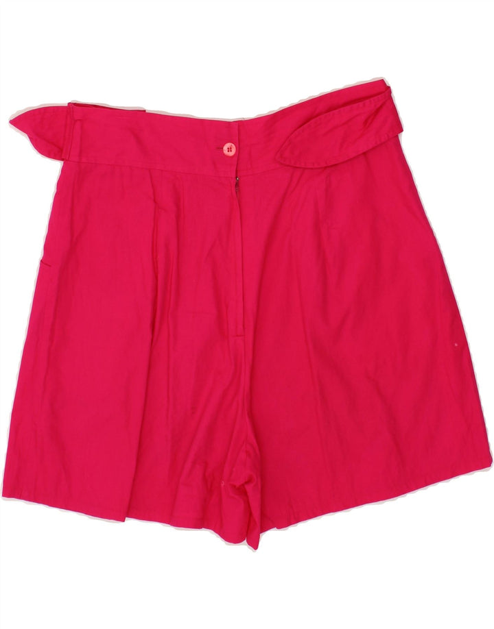 VINTAGE Womens Casual Shorts W32 Large  Pink Vintage Vintage and Second-Hand Vintage from Messina Hembry 