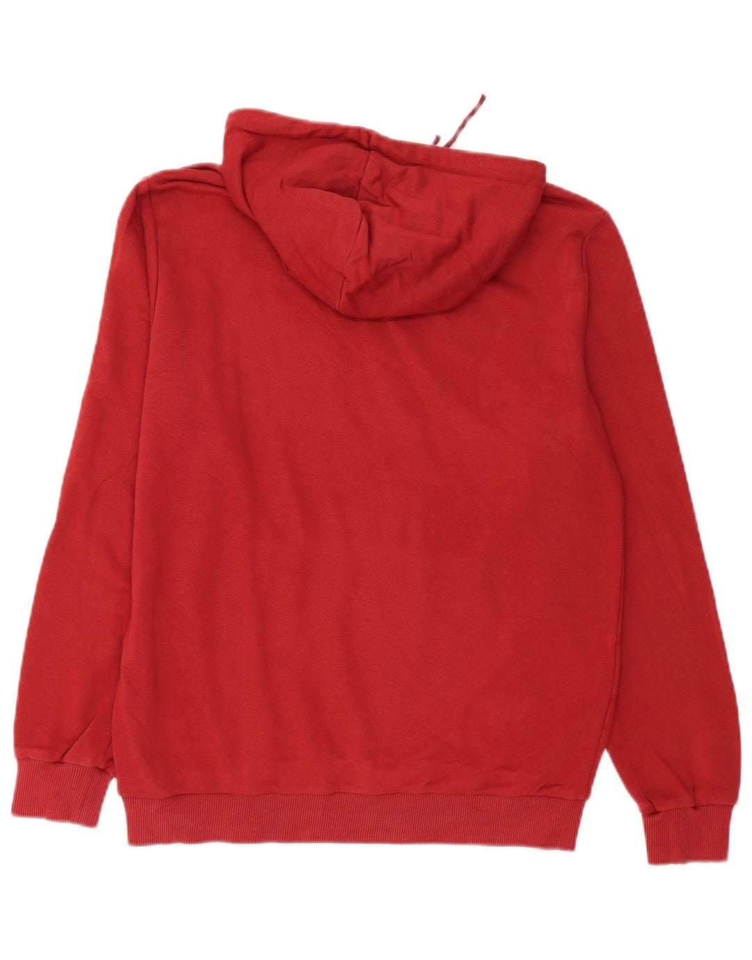 Puma Mens Graphic Hoodie Jumper Médio Borgonha