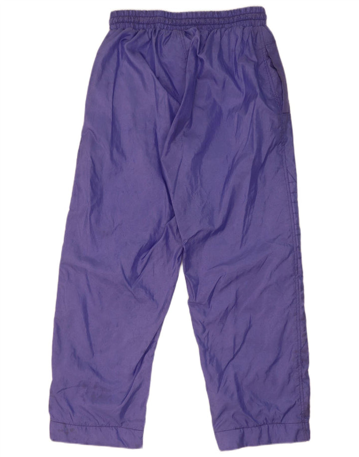 Calça de treino masculina vintage médio roxo nylon