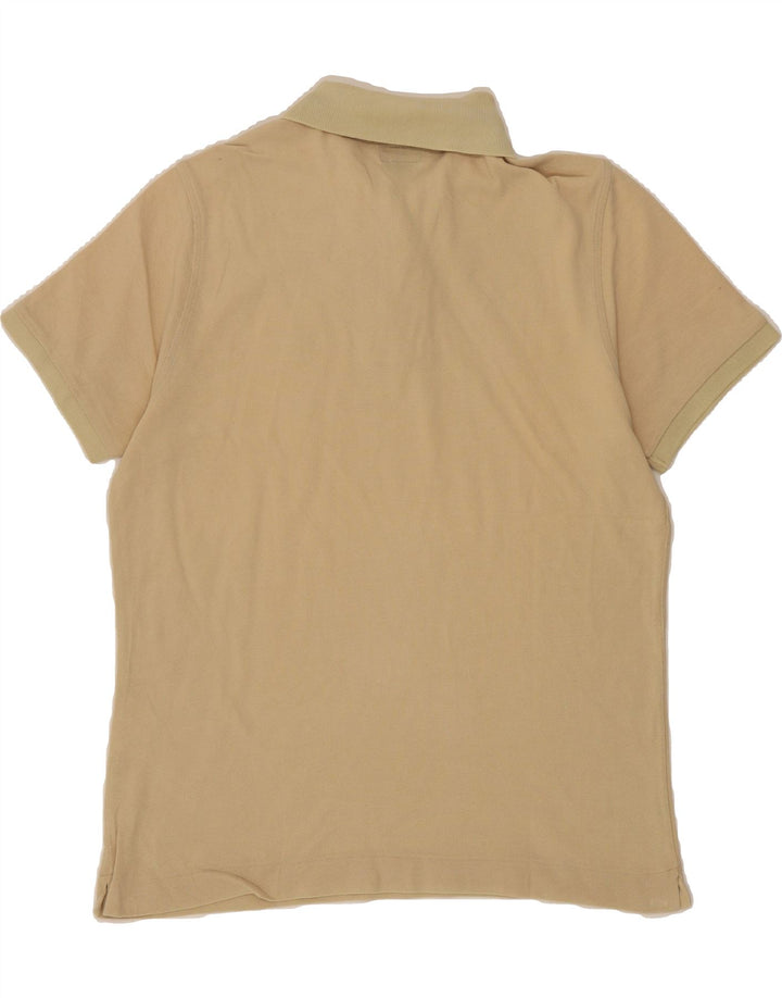 HENRY COTTONS Mens Polo Shirt Medium Beige Cotton Vintage Henry Cottons and Second-Hand Henry Cottons from Messina Hembry 