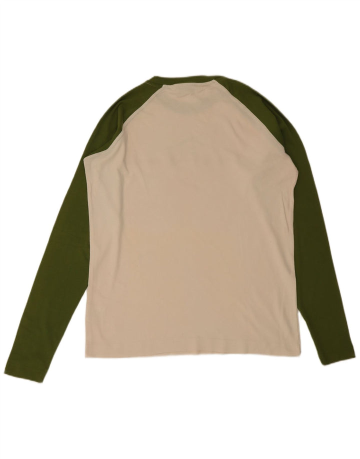 Top gráfico masculino Invicta manga comprida grande algodão colorblock branco